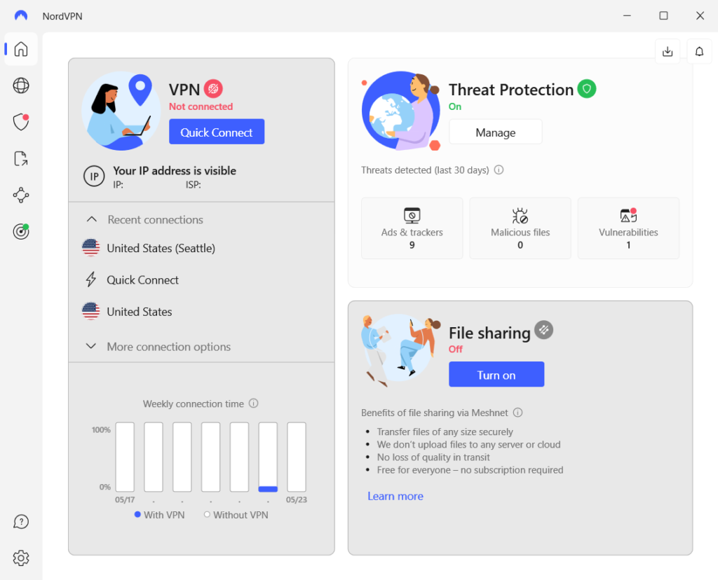 nordvpn server list