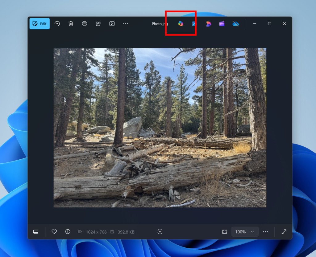 new features of windows photo edits